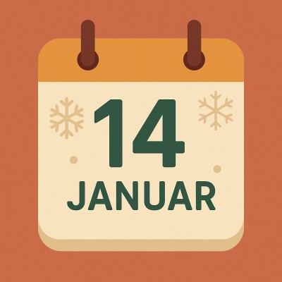 Historischer Kalender – 14. Januar